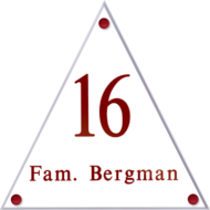 Perspex naambordje - Series 1001