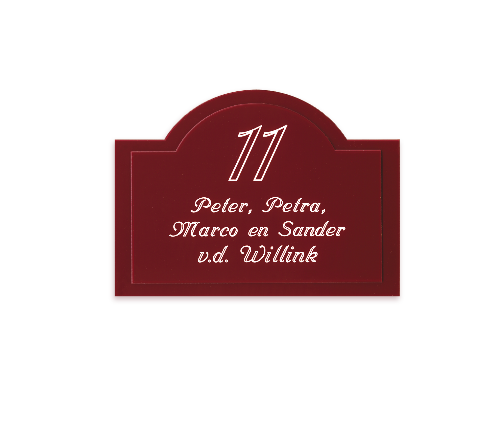 Gravoglas naambordje - Series 110