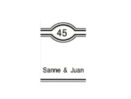 Perspex naambordje - Series 117