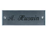 Chromen naambordje - Series 11