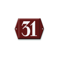 3D gegoten naambordje - Series 533