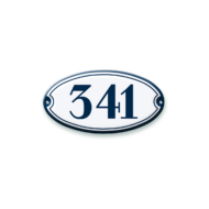 3D gegoten naambordje - Series 538