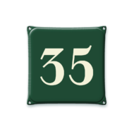 3D gegoten naambordje - Series 541