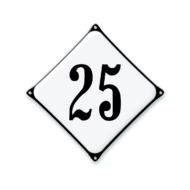 3D gegoten naambordje - Series 543