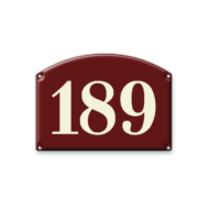 3D gegoten naambordje - Series 545