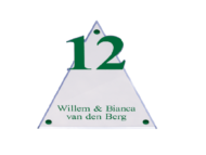 Perspex naambordje - Series 652