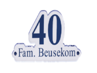 Perspex naambordje - Series 653