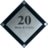 RVS naambordje - Series 665