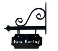 Ambachtelijk naambordje - Series 671