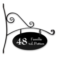 Ambachtelijk naambordje - Series 678