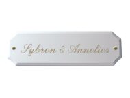 Houten naambordje - Series 85