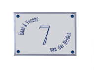 Perspex naambordje - Series 1022