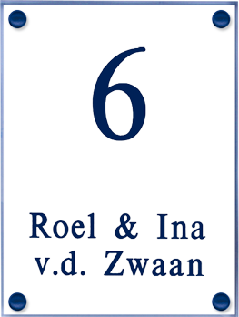 Perspex naambordje - Series 1032