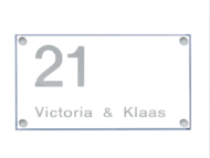 Perspex naambordje - Series 1035