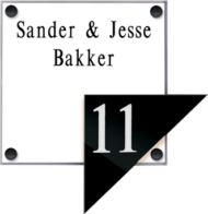 Gravoglas naambordje - Series 1101