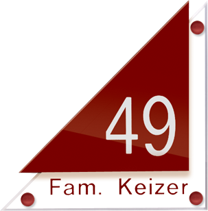 Gravoglas naambordje - Series 1104