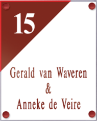 Perspex naambordje - Series 1151