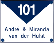 Perspex naambordje - Series 1153