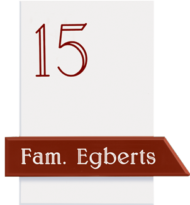 Gravoglas naambordje - Series 1203