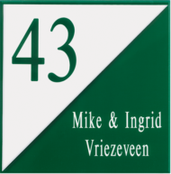 Gravoglas naambordje - Series 1205