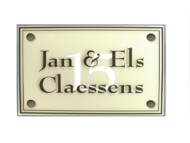 Perspex naambordje - Series 1251