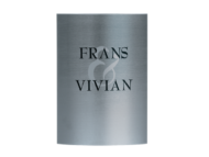 RVS naambordje - Series 1402