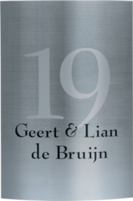 RVS naambordje - Series 1406