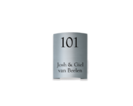 RVS naambordje - Series 1411