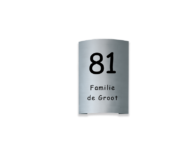 RVS naambordje - Series 1413