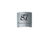 RVS naambordje - Series 1414