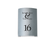 RVS naambordje - Series 1415