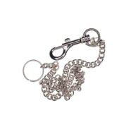 Musketonhaak met stalen ketting