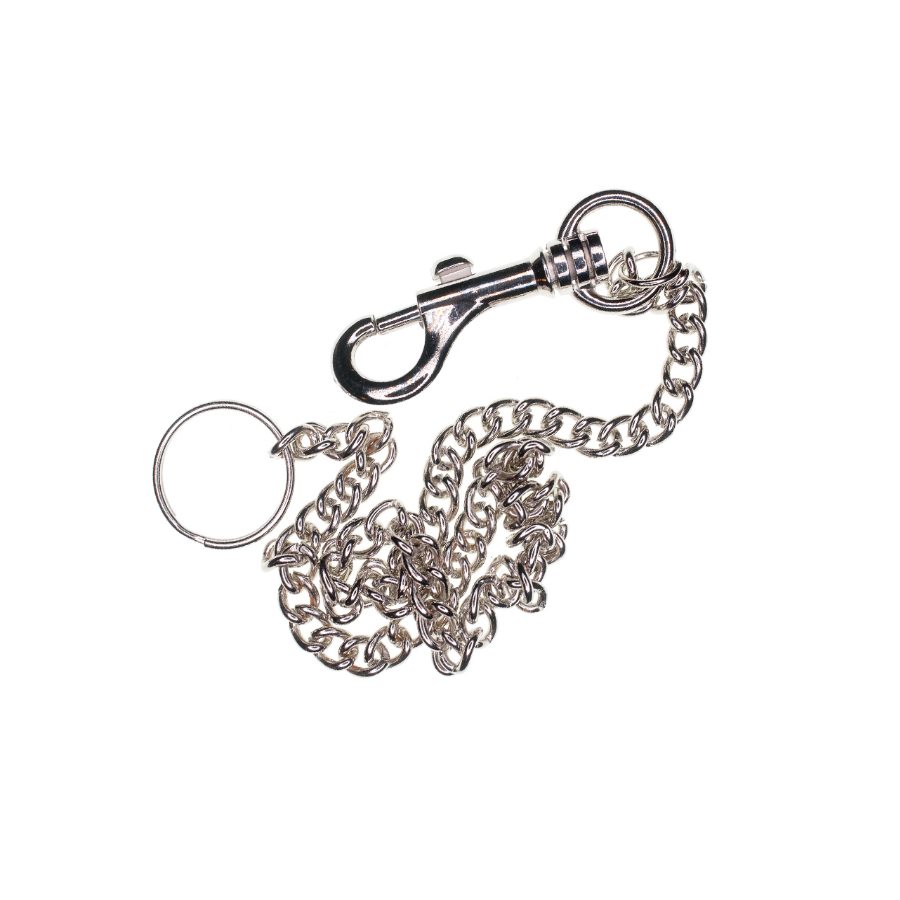 Musketonhaak met stalen ketting