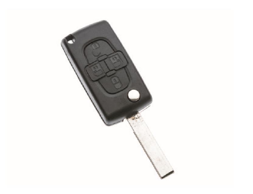 Citroën sleutelbehuizing 4-knops