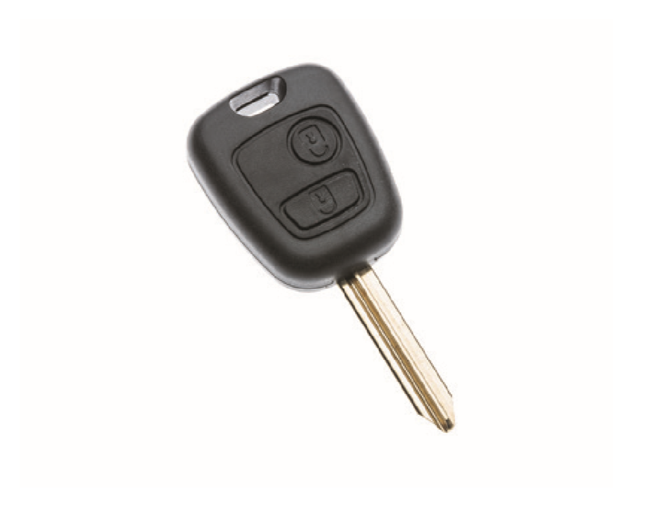 Citroën sleutelbehuizing 2-knops
