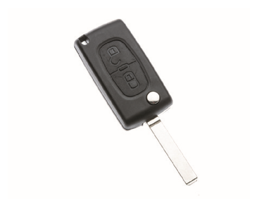 Citroën sleutelbehuizing 2-knops