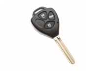 Toyota sleutelbehuizing 3-knops