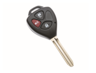 Toyota sleutelbehuizing 3-knops