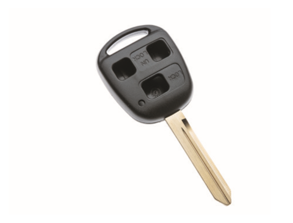 Toyota sleutelbehuizing 3-knops