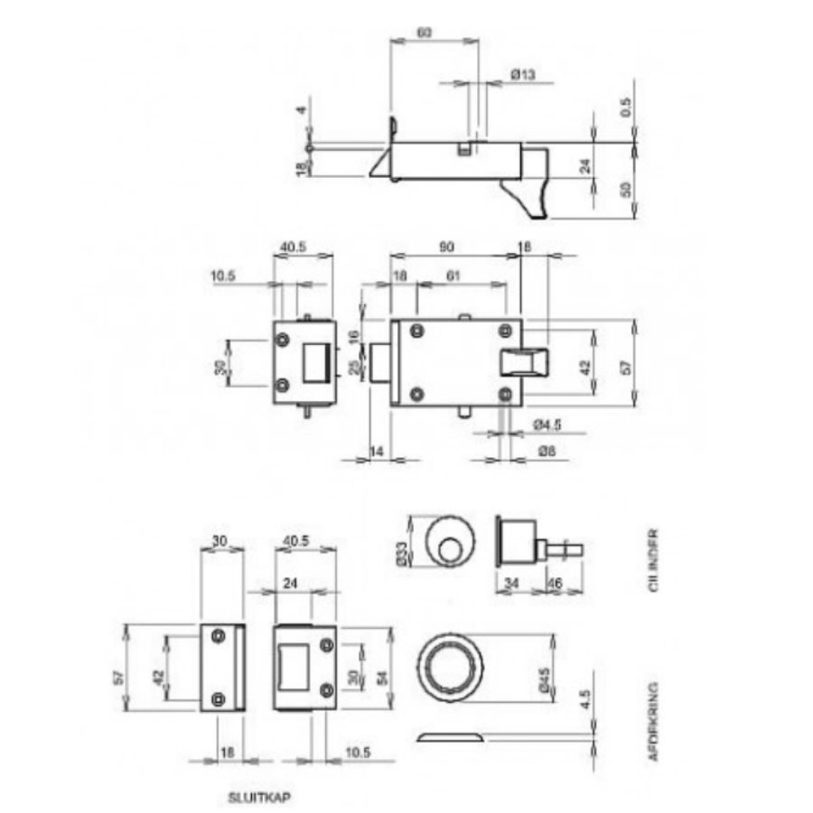 Oplegslot Lips (1757-3&4) - Afbeelding 5