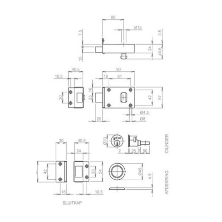 Oplegslot Lips (1758) - Afbeelding 4
