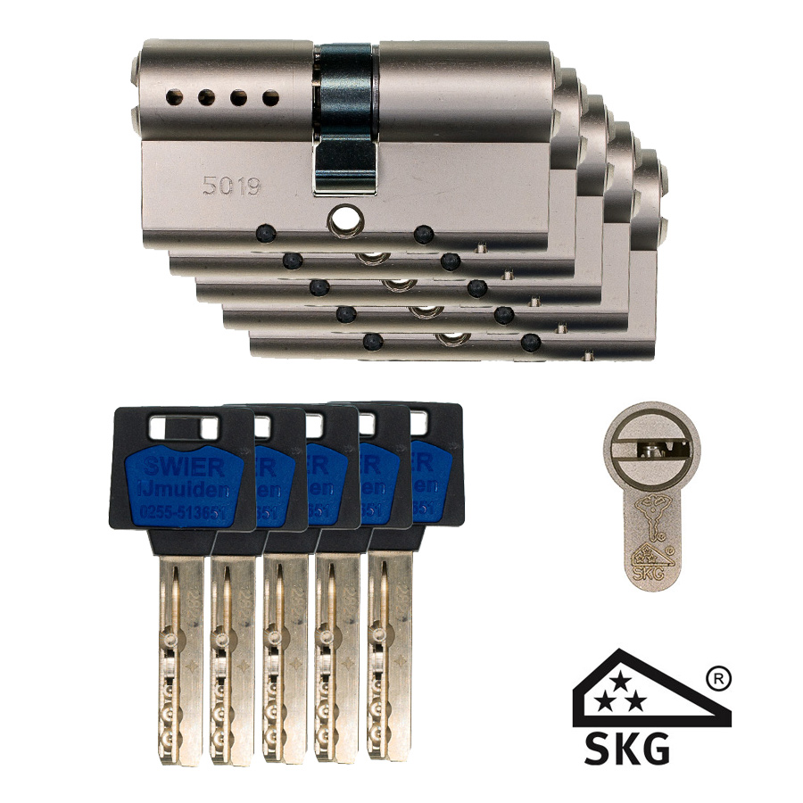 Mul-T-Lock Cilinder SKG★★★ 5 stuks
