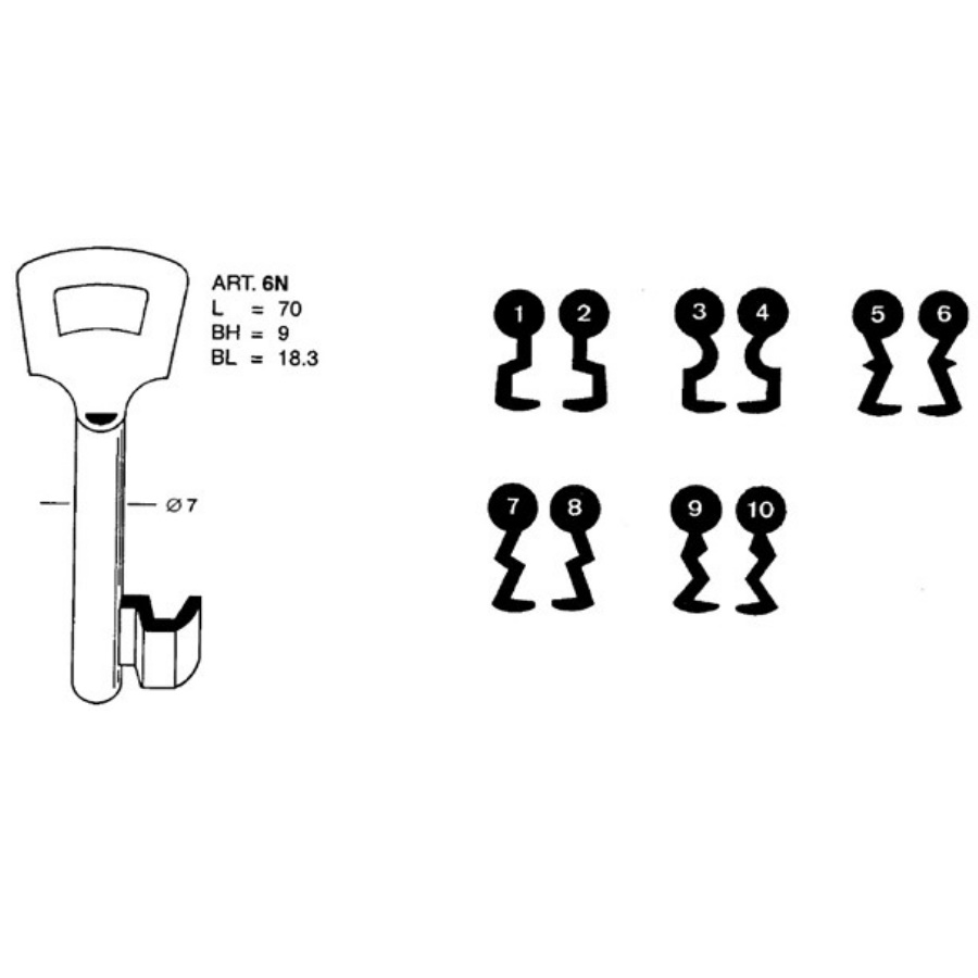 Nemef 6N (1 t/m 10) - Afbeelding 2